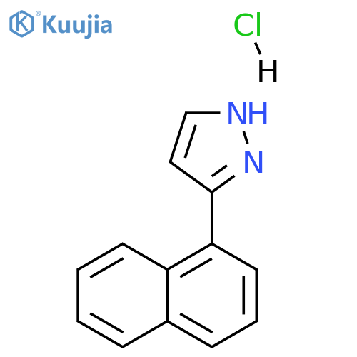 3-(1-naphthyl)-1H-pyrazole hydrochloride structure