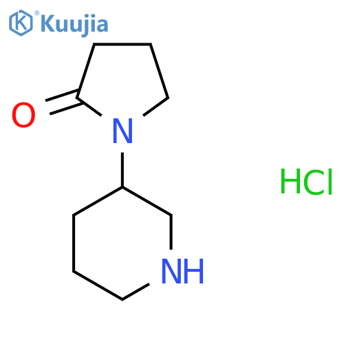 1-(3S)-3-Piperidinyl-2-pyrrolidinone HCl structure