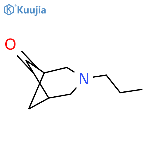 3-Propyl-3-azabicyclo[3.1.1]heptan-6-one structure