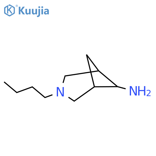 3-butyl-3-azabicyclo[3.1.1]heptan-6-amine structure