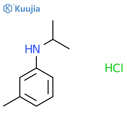 3-methyl-N-(propan-2-yl)aniline hydrochloride structure