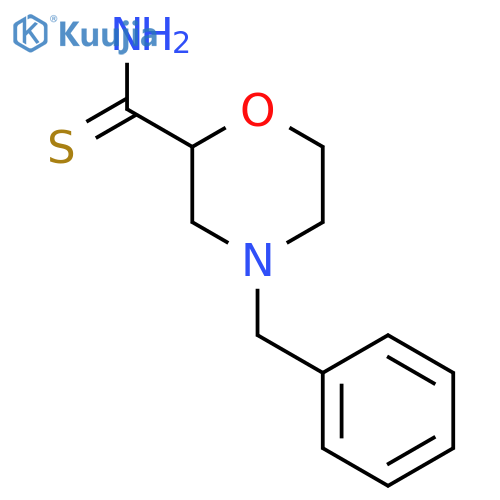 4-Benzylmorpholine-2-carbothioamide structure