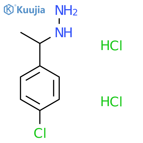 1-(4-Chlorophenyl)ethylhydrazine Dihydrochloride structure