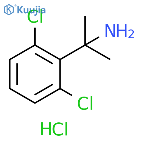 2-(2,6-dichlorophenyl)propan-2-amine hydrochloride structure