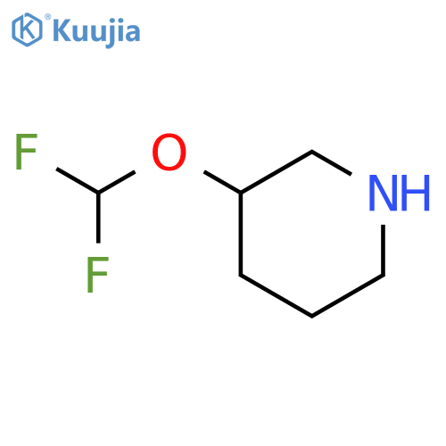 3-(difluoromethoxy)piperidine structure