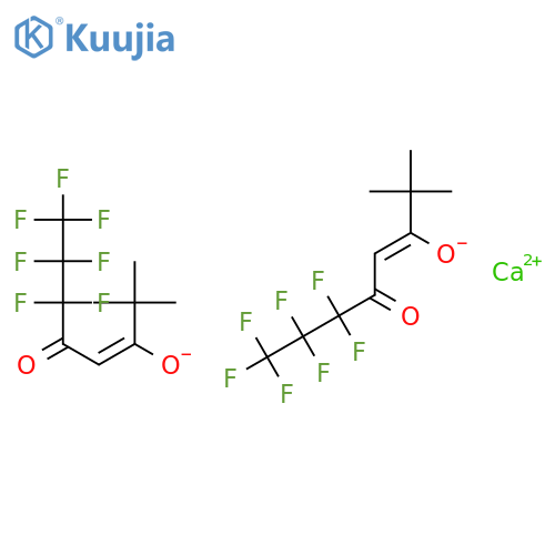 3,5-Octanedione, 6,6,7,7,8,8,8-heptafluoro-2,2-dimethyl-, ion(1-), calcium (9CI) structure