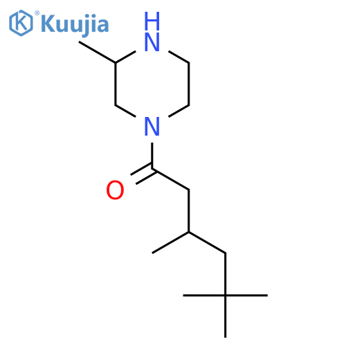 3,5,5-Trimethyl-1-(3-methylpiperazin-1-yl)hexan-1-one structure