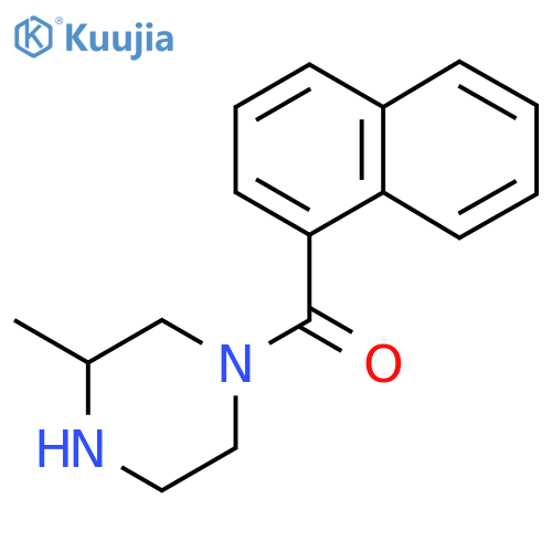 3-Methyl-1-(naphthalene-1-carbonyl)piperazine structure