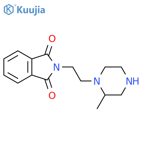 2-[2-(2-Methylpiperazin-1-yl)ethyl]-2,3-dihydro-1H-isoindole-1,3-dione structure