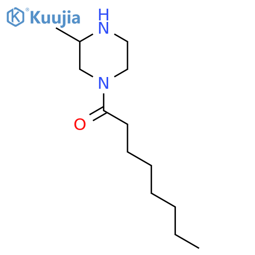 1-(3-Methylpiperazin-1-yl)octan-1-one structure