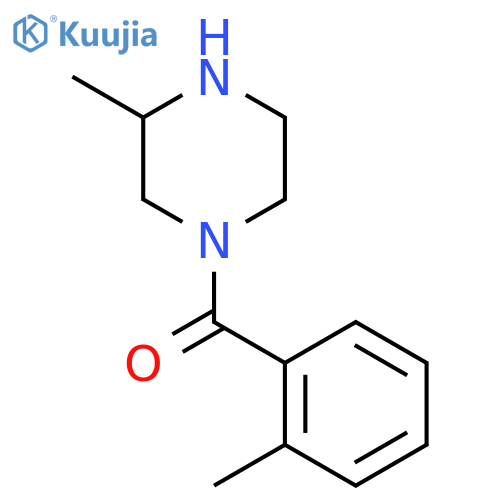3-Methyl-1-(2-methylbenzoyl)piperazine structure