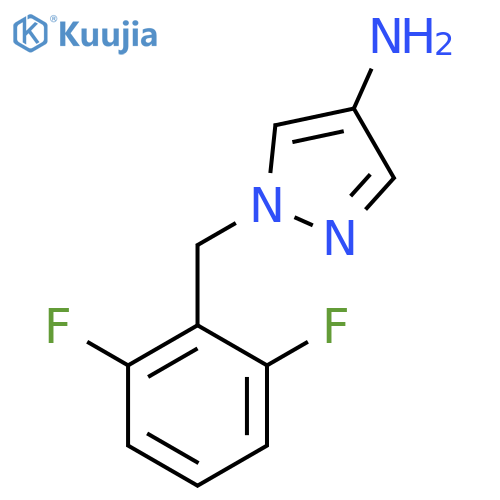 1-[(2,6-Difluorophenyl)methyl]-1H-pyrazol-4-amine structure