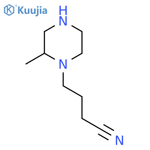 4-(2-Methylpiperazin-1-yl)butanenitrile structure