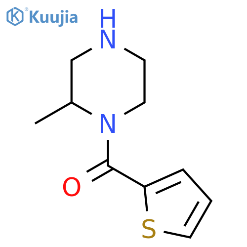 2-Methyl-1-(thiophene-2-carbonyl)piperazine structure