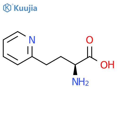 (2S)-2-amino-4-(pyridin-2-yl)butanoic acid structure