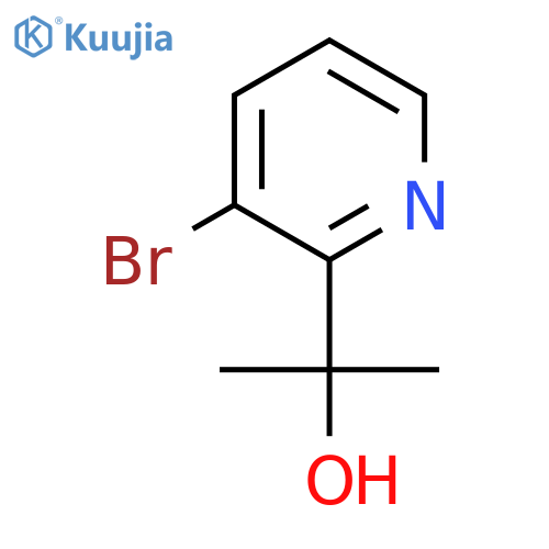 2-(3-Bromopyridin-2-yl)propan-2-ol structure