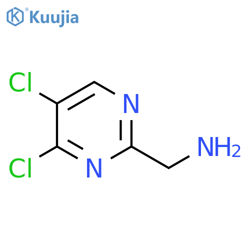 C-(4,5-Dichloro-pyrimidin-2-yl)-methylamine structure