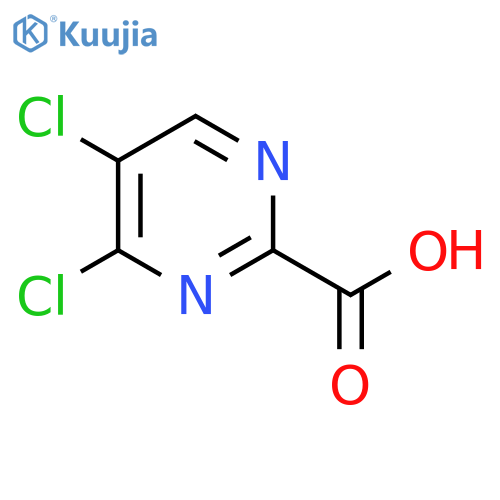4,5-Dichloropyrimidine-2-carboxylic acid structure