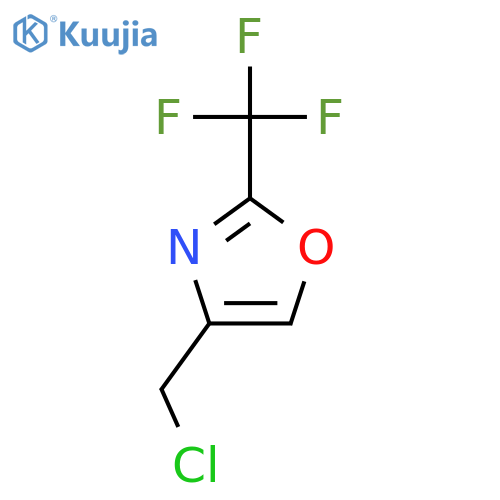 4-(chloromethyl)-2-(trifluoromethyl)oxazole structure