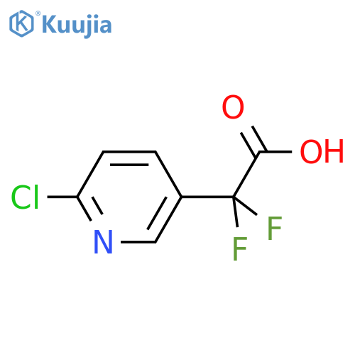 2-(6-chloropyridin-3-yl)-2,2-difluoroacetic acid structure