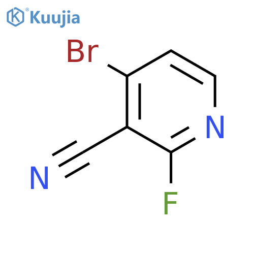 4-Bromo-2-fluoropyridiine-3-carbonitrile structure