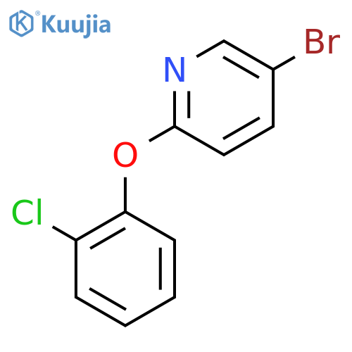 5-Bromo-2-(2-chlorophenoxy)pyridine structure
