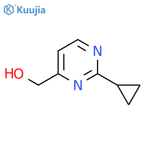 (2-Cyclopropylpyrimidin-4-yl)methanol structure