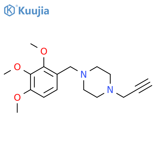 1-(Prop-2-yn-1-yl)-4-[(2,3,4-trimethoxyphenyl)methyl]piperazine structure