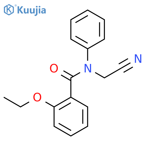 N-(cyanomethyl)-2-ethoxy-N-phenylbenzamide structure