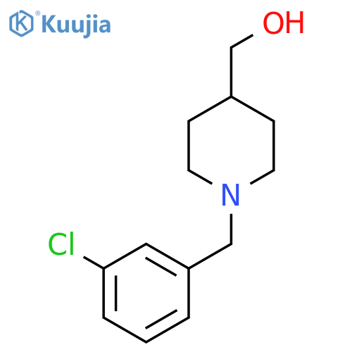 [1-(3-Chloro-benzyl)-piperidin-4-yl]-methanol structure