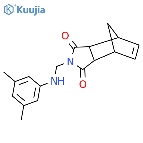2-{(3,5-Dimethylphenyl)aminomethyl}-3a,4,7,7a-tetrahydro-1H-4,7-methanoisoindole-1,3-dione structure