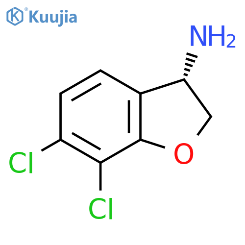 (3S)-6,7-Dichloro-2,3-dihydrobenzo[b]furan-3-ylamine structure