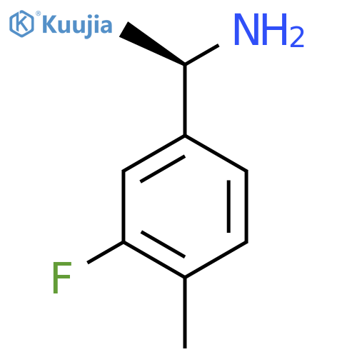 (1R)-1-(3-fluoro-4-methylphenyl)ethan-1-amine structure