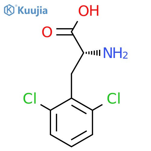 (2R)-2-amino-3-(2,6-dichlorophenyl)propanoic acid structure
