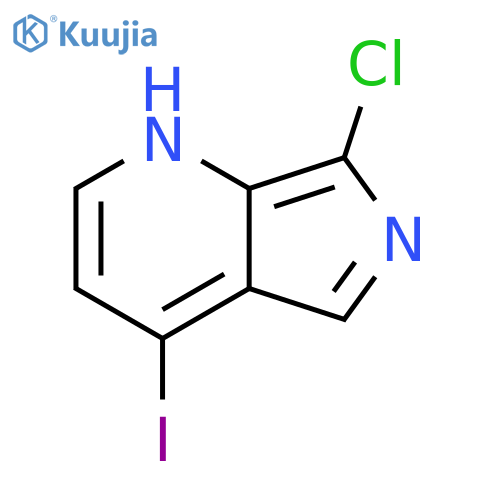 7-Chloro-4-iodoimidazolo3,4-bpyridine structure