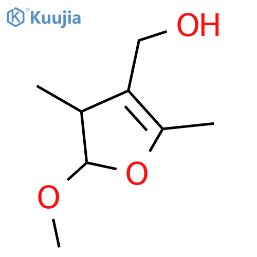 3-Furanmethanol,4,5-dihydro-5-methoxy-2,4-dimethyl- structure