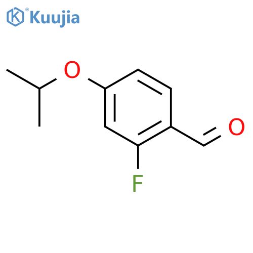 2-fluoro-4-(propan-2-yloxy)benzaldehyde structure