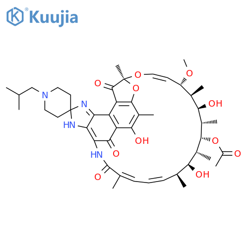 25-O-Deacetyl-23-O-acetyl Rifabutin structure