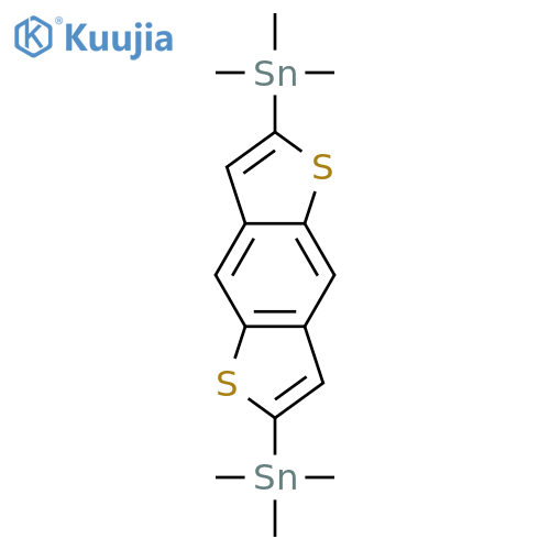 2,6-bis(trimethylstannyl)benzo[1,2-b:4,5-b′]dithiophene structure