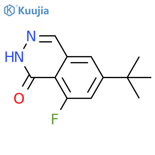6-tert-butyl-8-fluoro-1,2-dihydrophthalazin-1-one structure