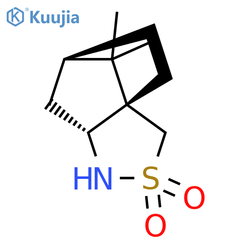 3H-3a,6-Methano-2,1-benzisothiazole,hexahydro-8,8-dimethyl-, 2,2-dioxide, (3aS,6R,7aR)- structure