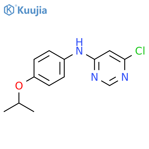 6-Chloro-n-(4-isopropoxyphenyl)pyrimidin-4-amine structure