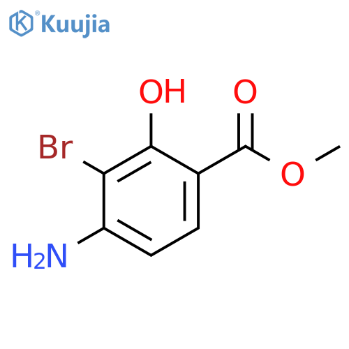 methyl 4-amino-3-bromo-2-hydroxybenzoate structure