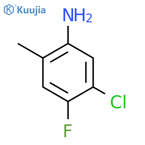 5-Chloro-4-fluoro-2-methylaniline structure