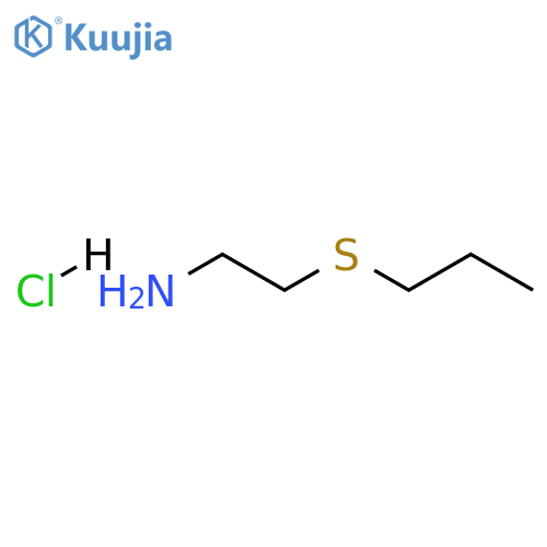 [2-(propylthio)ethyl]amine hydrochloride structure
