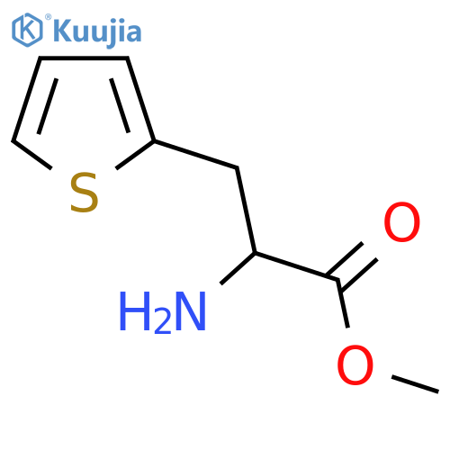 Methyl 2-amino-3-(thiophen-2-yl)propanoate structure
