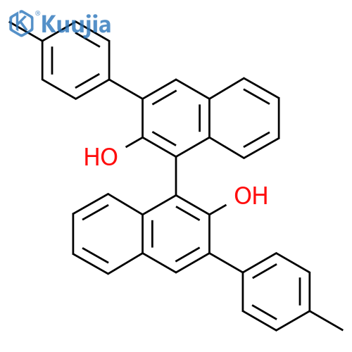 (S)-3,3'-Bis(4-methylphenyl)-1,1'-bi-2-naphthol structure