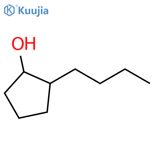 2-butylcyclopentan-1-ol structure