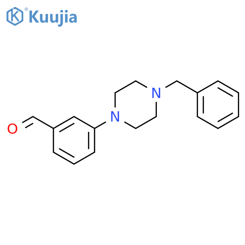 3-(4-Benzyl-piperazin-1-yl)-benzaldehyde structure