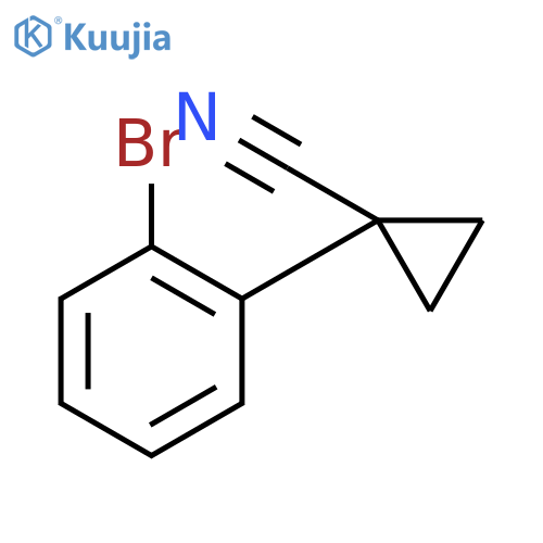 1-(2-Bromophenyl)cyclopropanecarbonitrile structure